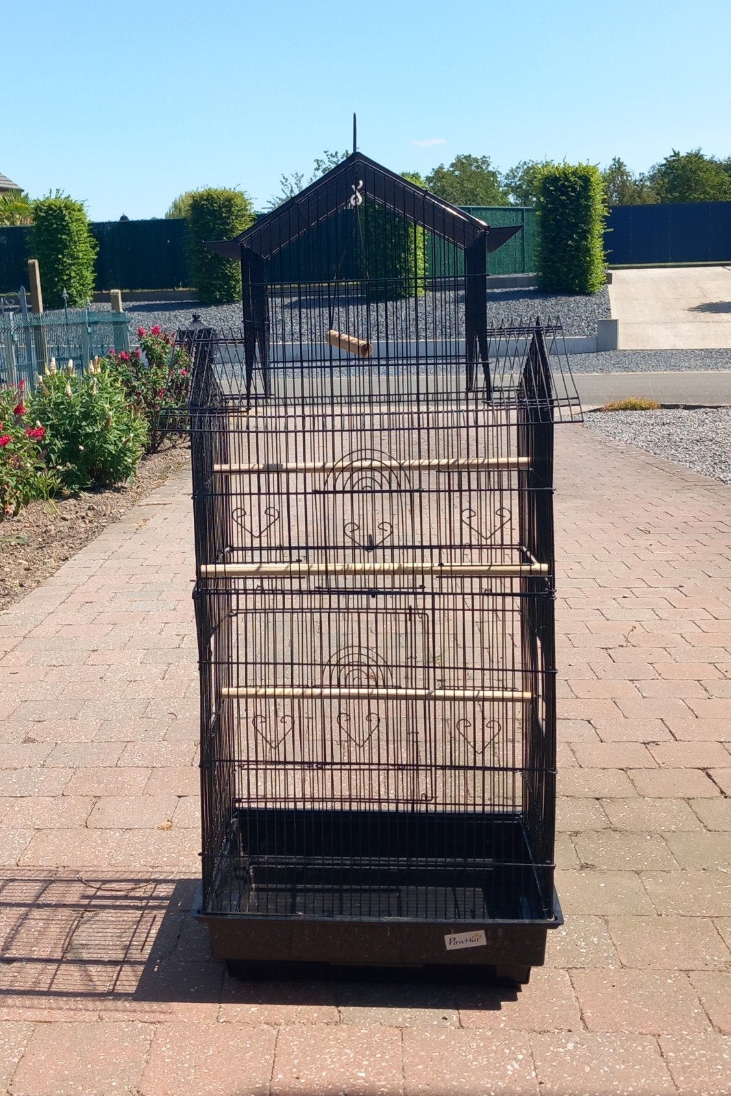 Mooie vogelkooi, Ophalen, Vogelkooi