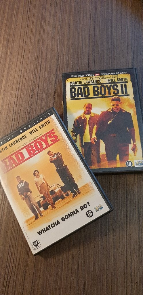 2 DVD : Bad boys, À partir de 16 ans, Enlèvement ou Envoi