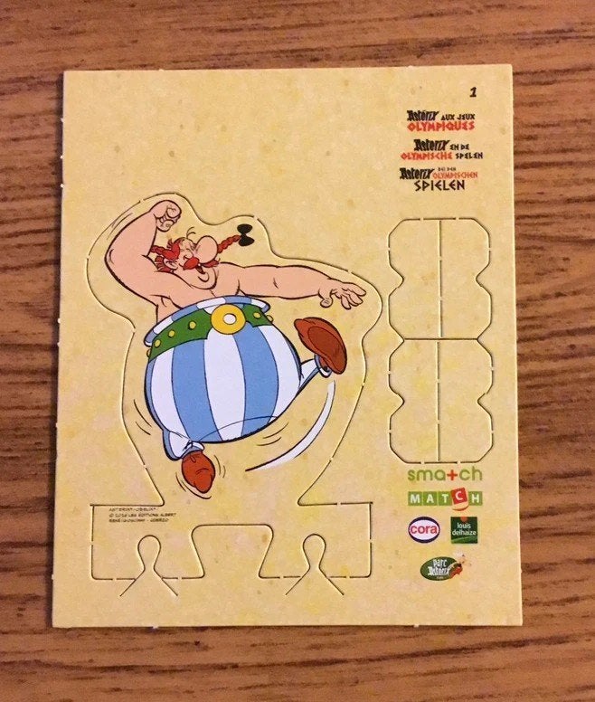 Carte Astérix et Obélix aux jeux olympiques 2016 au choix, Collections, Autres supermarchés, Envoi