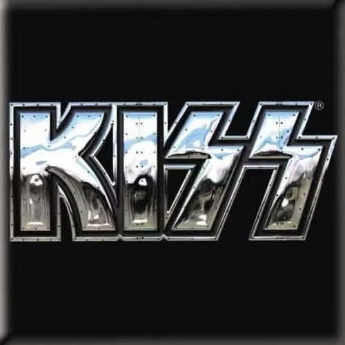 KISS - Chrome Logo - Koelkast magneet officiële merchandise, Verzamelen, Ophalen of Verzenden, Nieuw