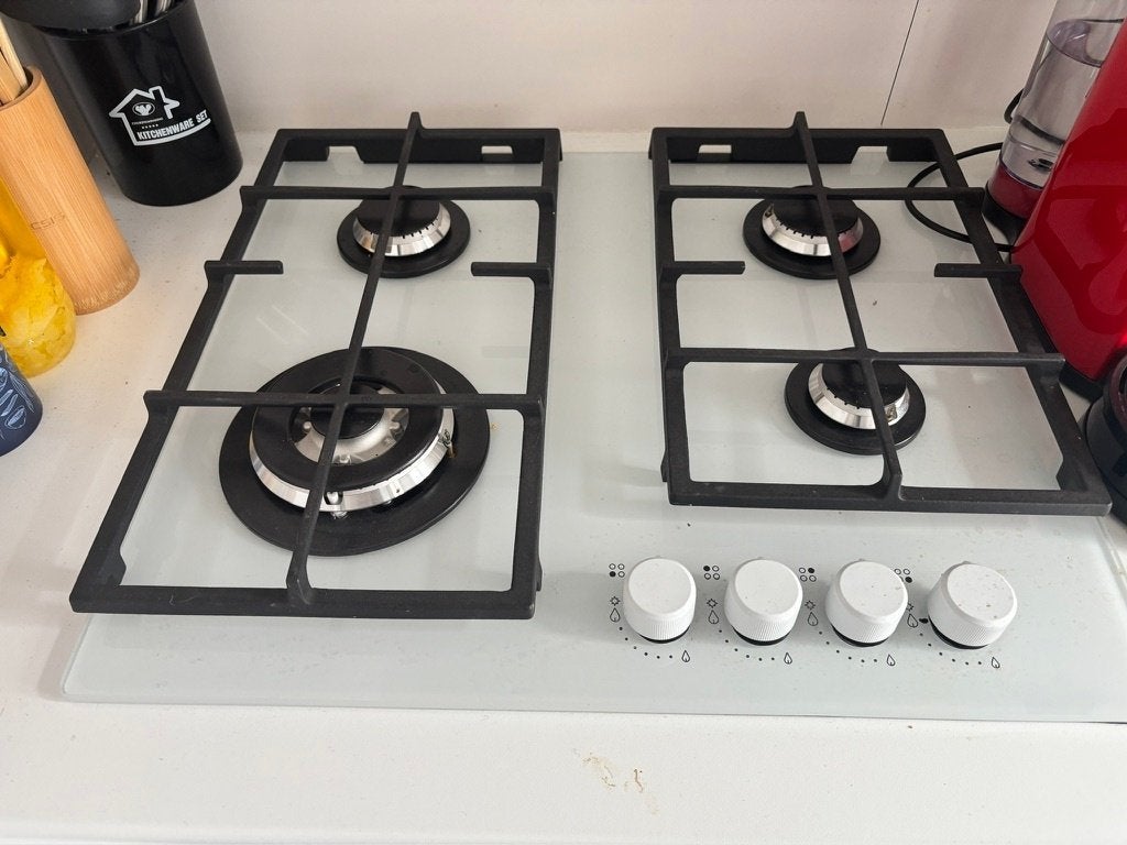 Gaskookplaat zo goed als nieuw, Ophalen
