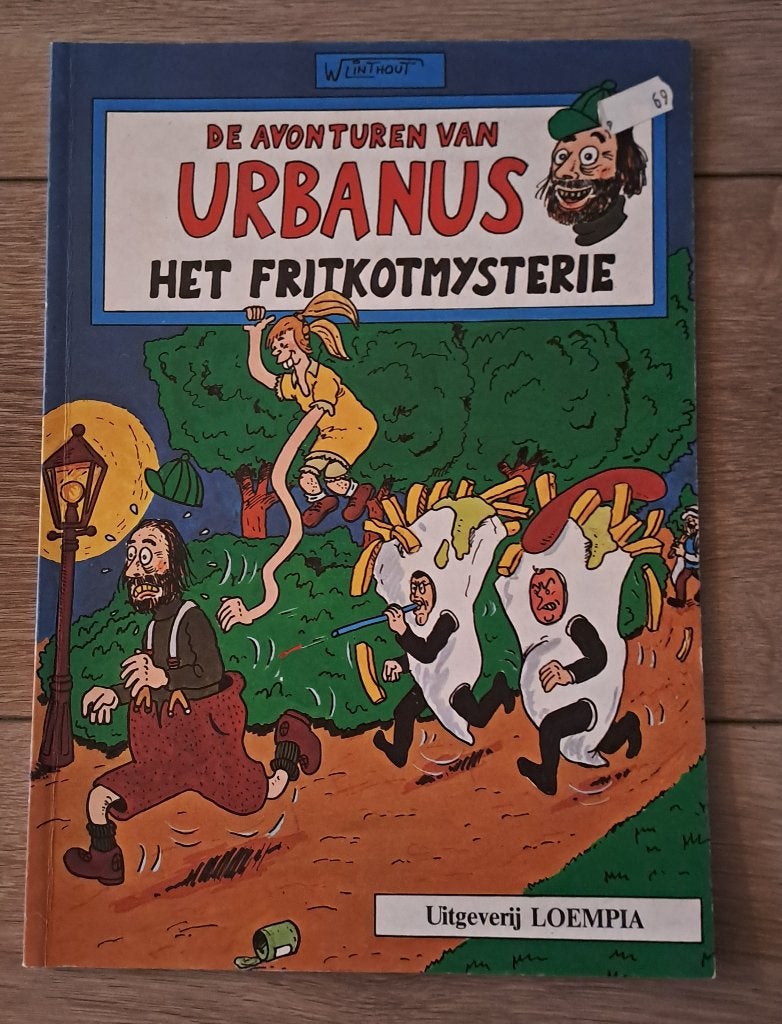 1 - Urbanus - Het Fritkotmysterie, Gelezen, Urbanus en Linthout, Eén stripboek, Ophalen of Verzenden