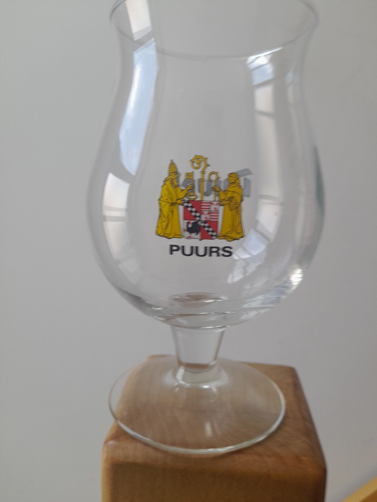 Duvel Glas Wapenschild Puurs, Ophalen