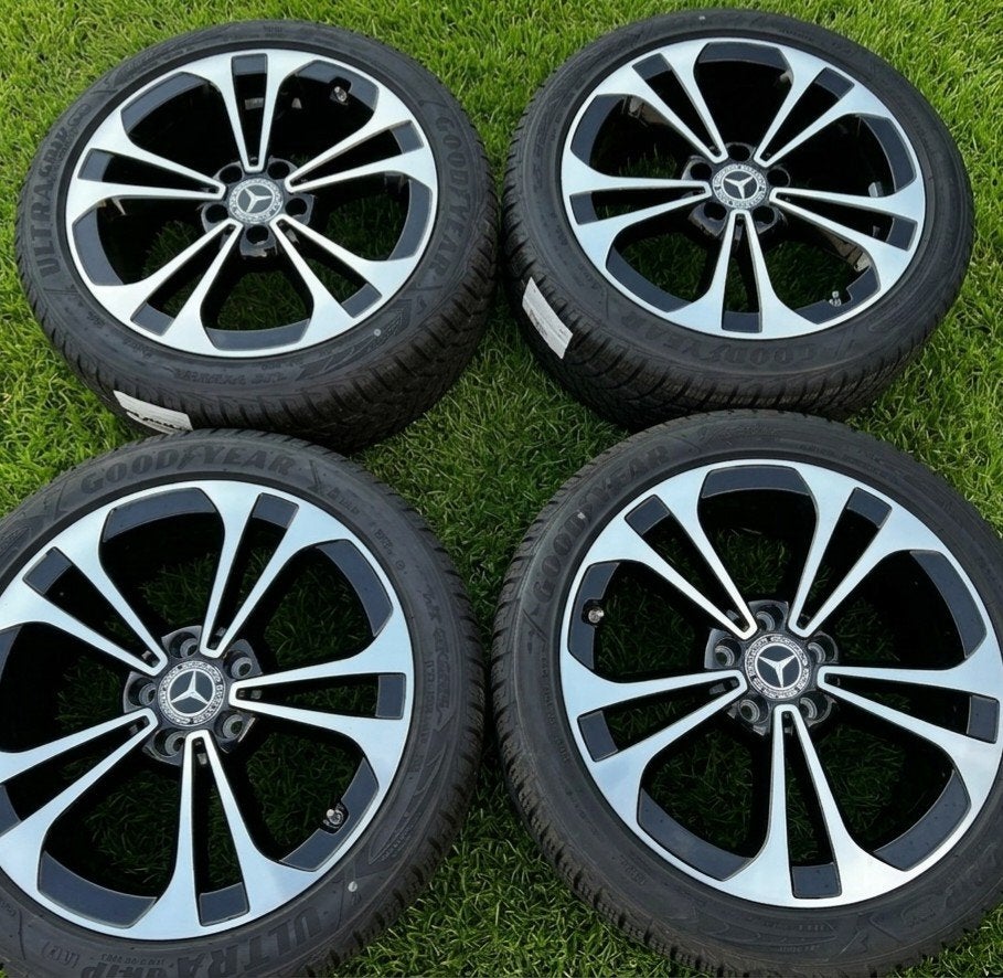 Mercedes C-klasse winterwielen + banden - onberispelijke sta, Ophalen, Winterbanden, Band(en)
