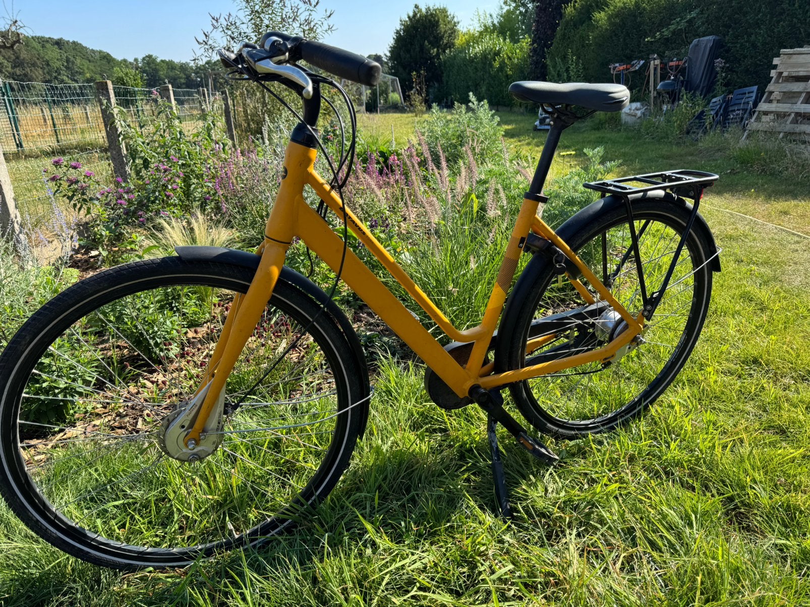Batavus Fonk 7 stadsfiets, Fietsen en Brommers, Ophalen, Gebruikt, Schijfrem, Batavus