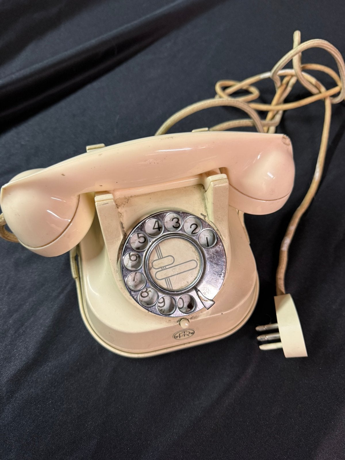 Téléphone RTT vintage 56A - bakélite - platine, Enlèvement, Utilisé