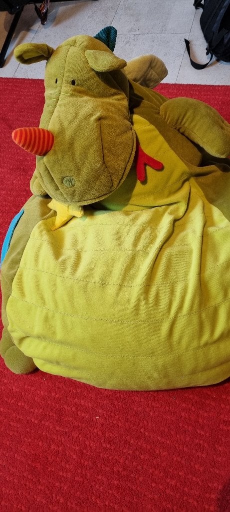 Poef voor baby's en kleuters, Ophalen, Zo goed als nieuw, Wasbaar, Zitmeubel