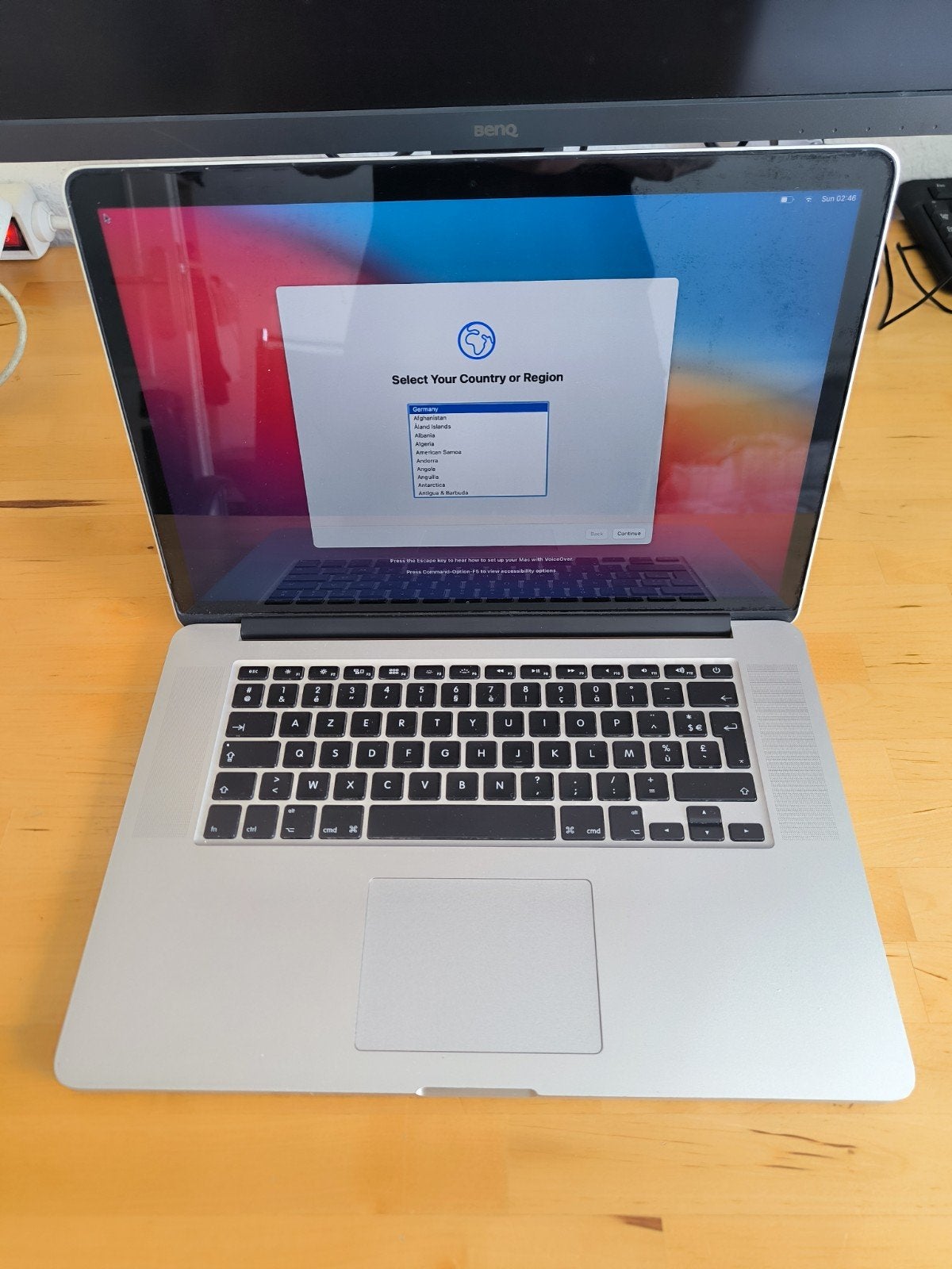 Mac Book Pro 15 pouces (2014), 256 GB, Azerty, 16 GB, Enlèvement