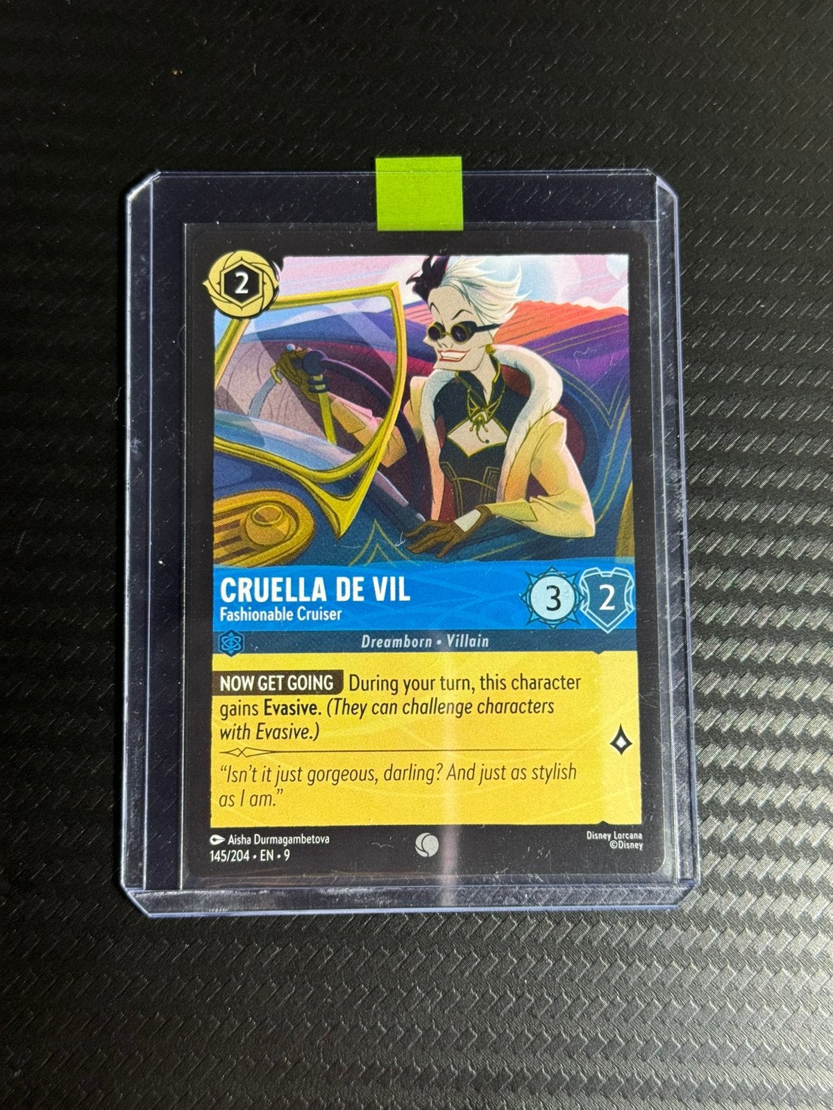 Cruella de Vil | Non Holo | 101 Dalmatiër | Fabled |#145/204, Verzenden, Nieuw, Losse kaart