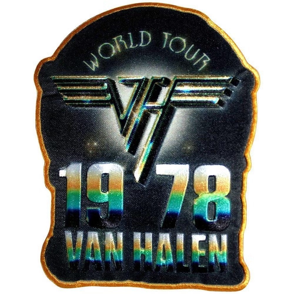 Van Halen - World Tour 1978 - Patch officiële merchandise, Collections, Enlèvement ou Envoi, Neuf