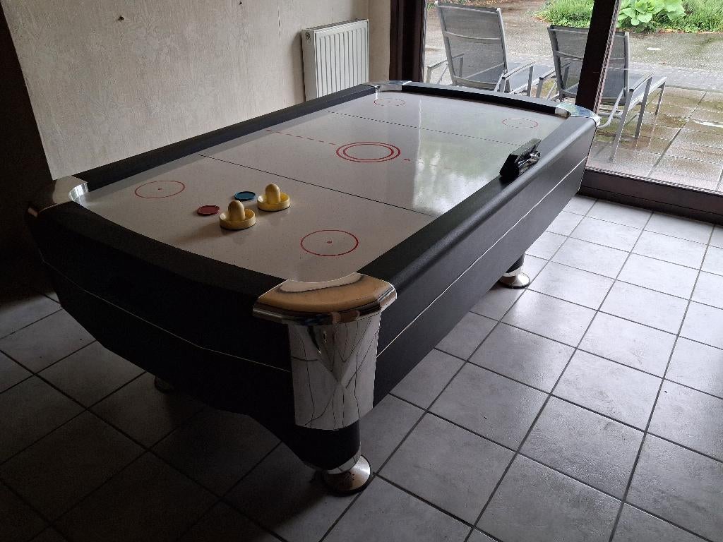 elektrische Airhockeytafel met scorebord, Ophalen, Gebruikt