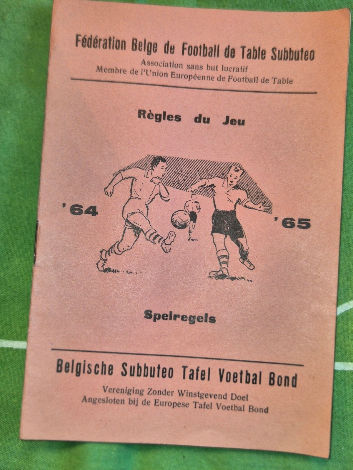 Oude voetbal spel, Ophalen of Verzenden