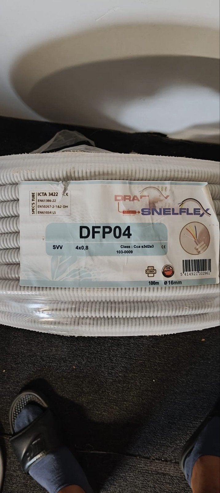 snelflex DFP04 kabel, Ophalen of Verzenden, Nieuw, Kabel of Snoer