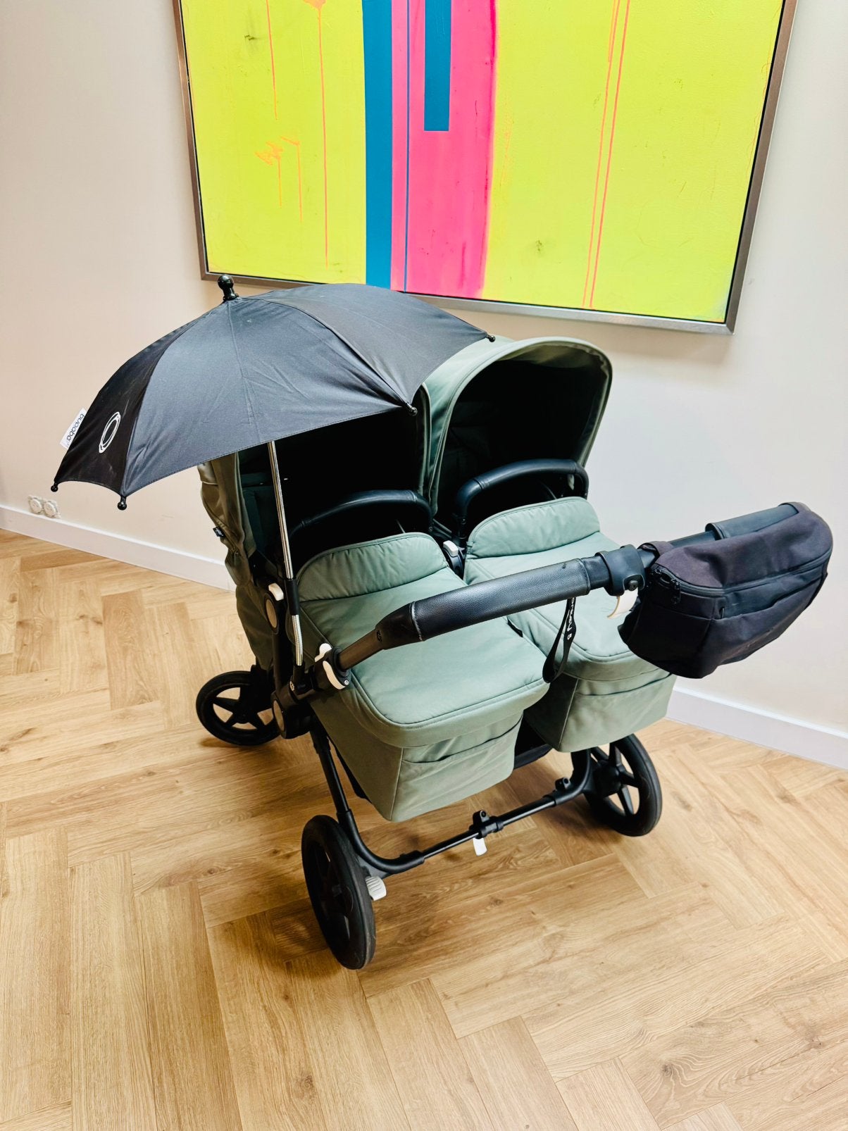 Bugaboo Donkey 5 Duo dubbele kinderwagen + accessoires, Ophalen, Zo goed als nieuw, Kinderwagen, Bugaboo