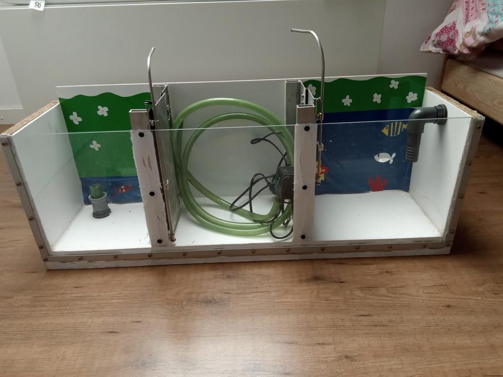 Schoolproject werking van een sluis., Hobby en Vrije tijd, Modelbouw | Overige, Ophalen, Zo goed als nieuw