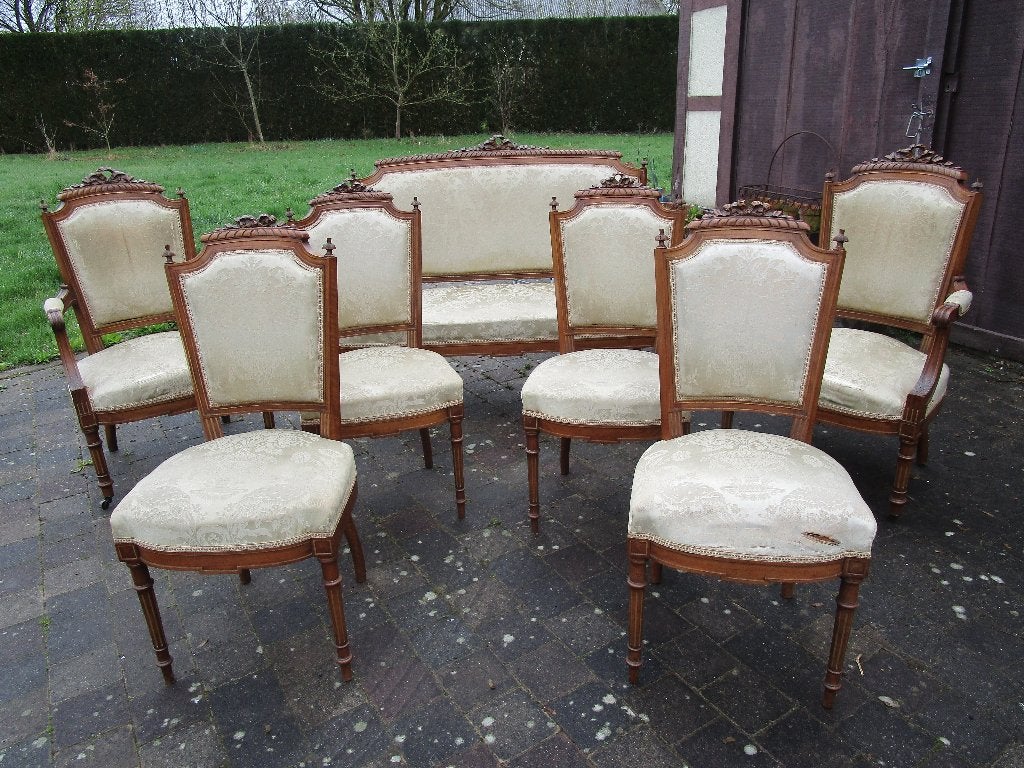 salon Louis XVI stijl, Antiek en Kunst, Ophalen