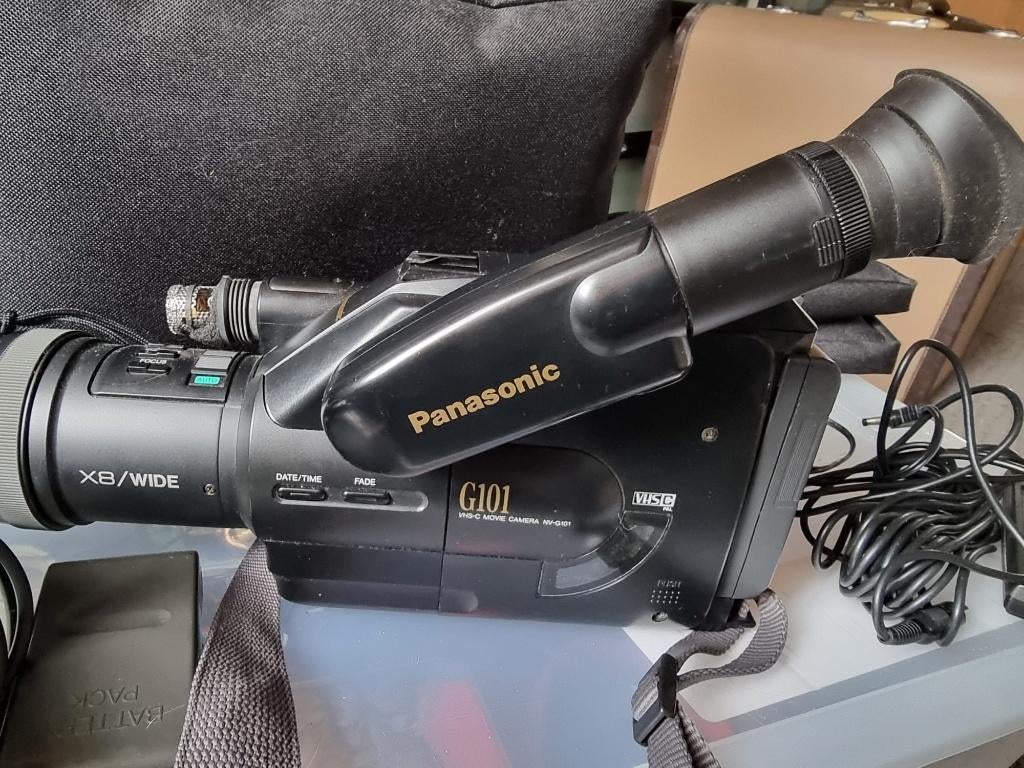 CAMERA PANASONIC G 101 VHS, Ophalen, VHS of SVHS, Camera