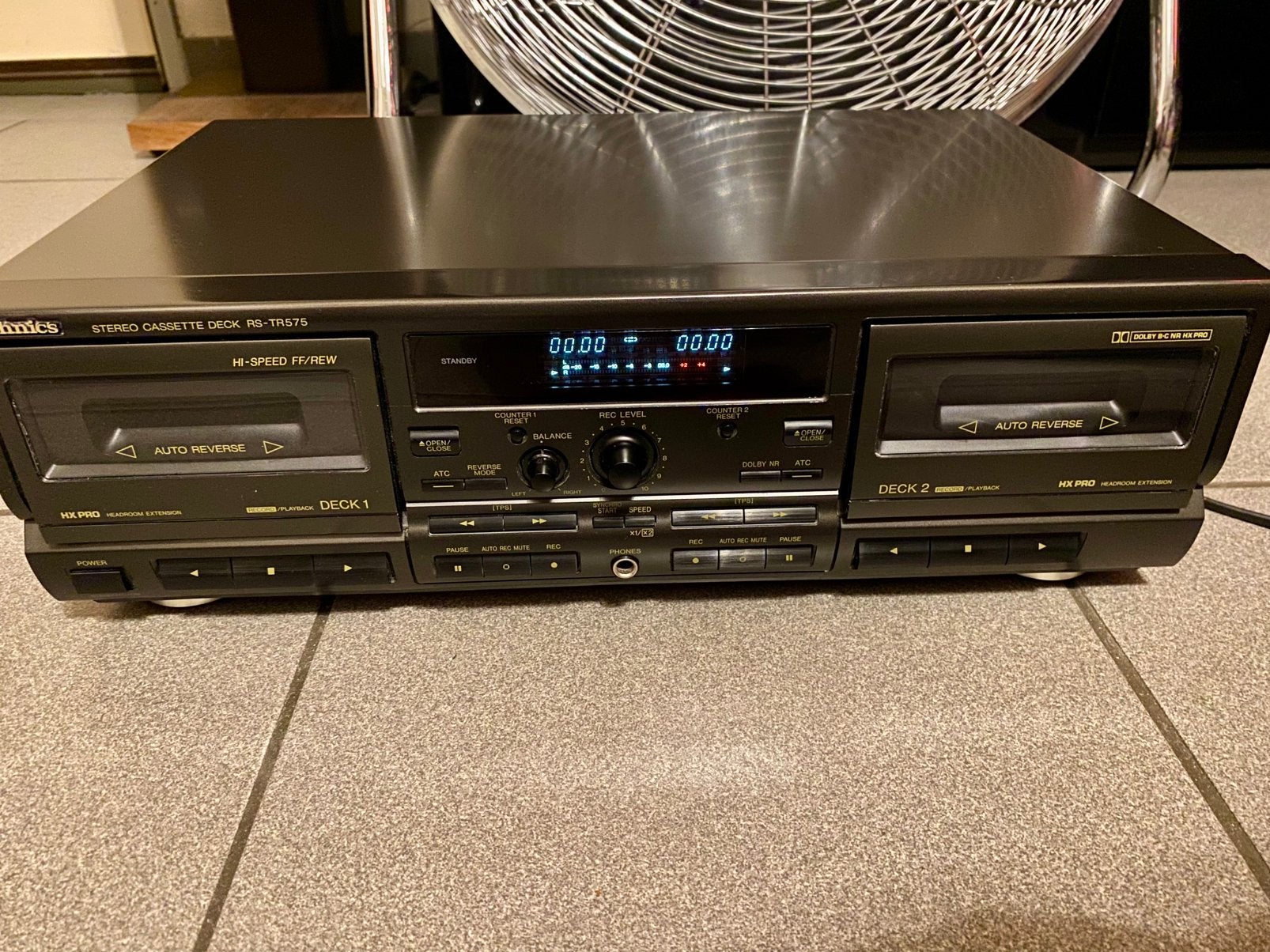 Technics RS-TR575 is een hoogwaardige dubbele cassettedeck, Audio, Tv en Foto, Cassettedecks, Ophalen of Verzenden, Dubbel, JVC