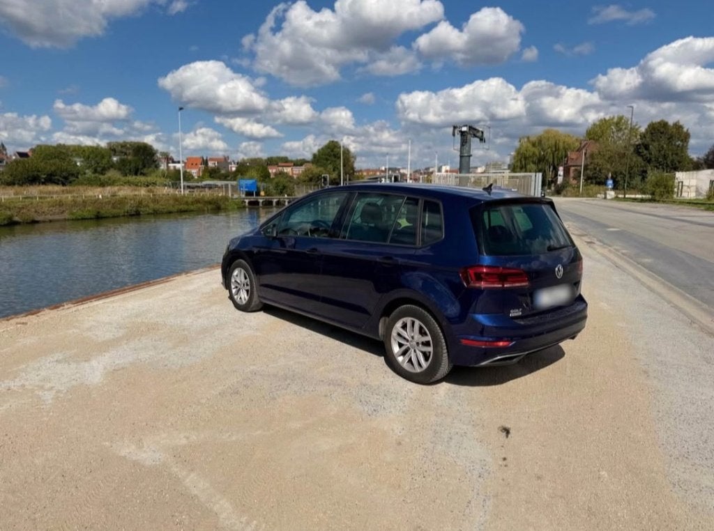 Volkswagen golf sportvan 2018 euro6 confortline, Auto's, Voorwielaandrijving, Stof, Blauw, Golf Sportsvan