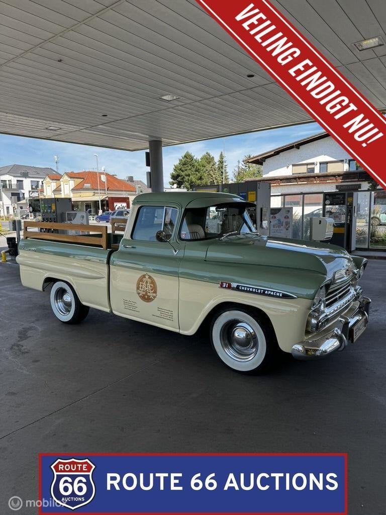 Chevrolet Apache Fleetside | 1959 | Route 66 Auctions, Achat, Entreprise, Chevrolet, Boîte manuelle