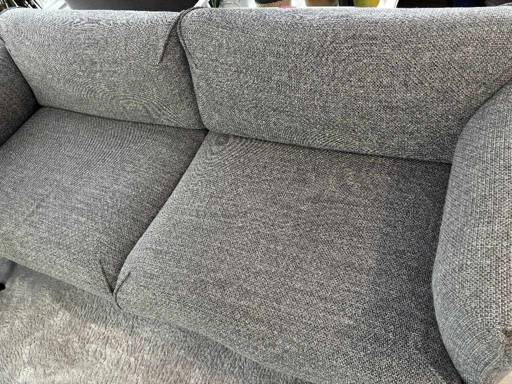 Ensemble de 2 canapés IKEA gris – Modernes & très bon état, 75 à 100 cm, Banc droit, Comme neuf, Enlèvement