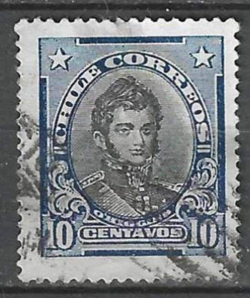 Chili 1915/1927 - Yvert 113 - Bernardo O'Higgins (ST), Envoi, Affranchi