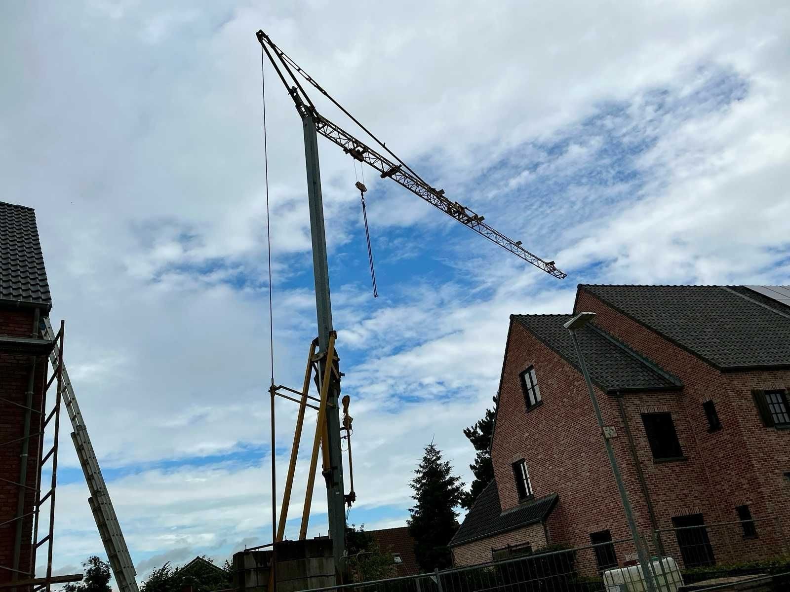 Bouwkraan Potain HD21B, Enlèvement