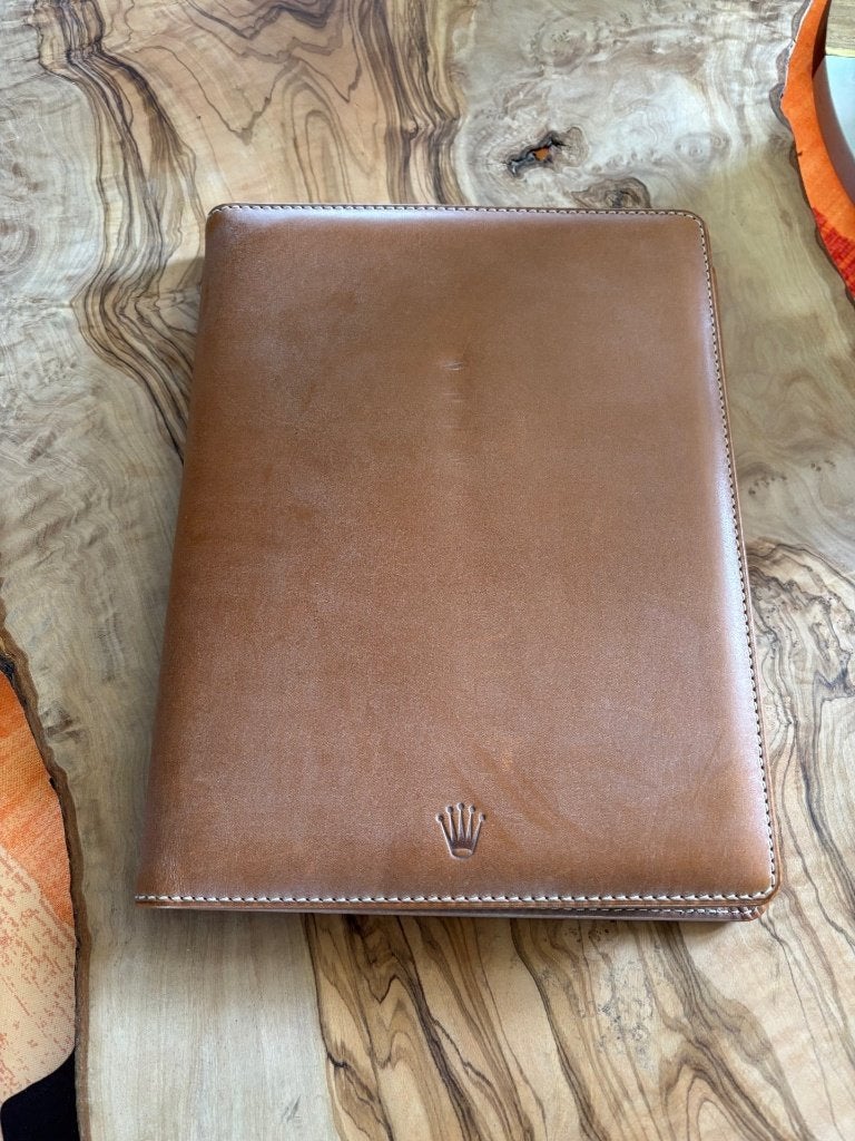 Rolex Notebook jamais utilisé . Plus superbe bic argenté ., Enlèvement, Comme neuf, Ustensile