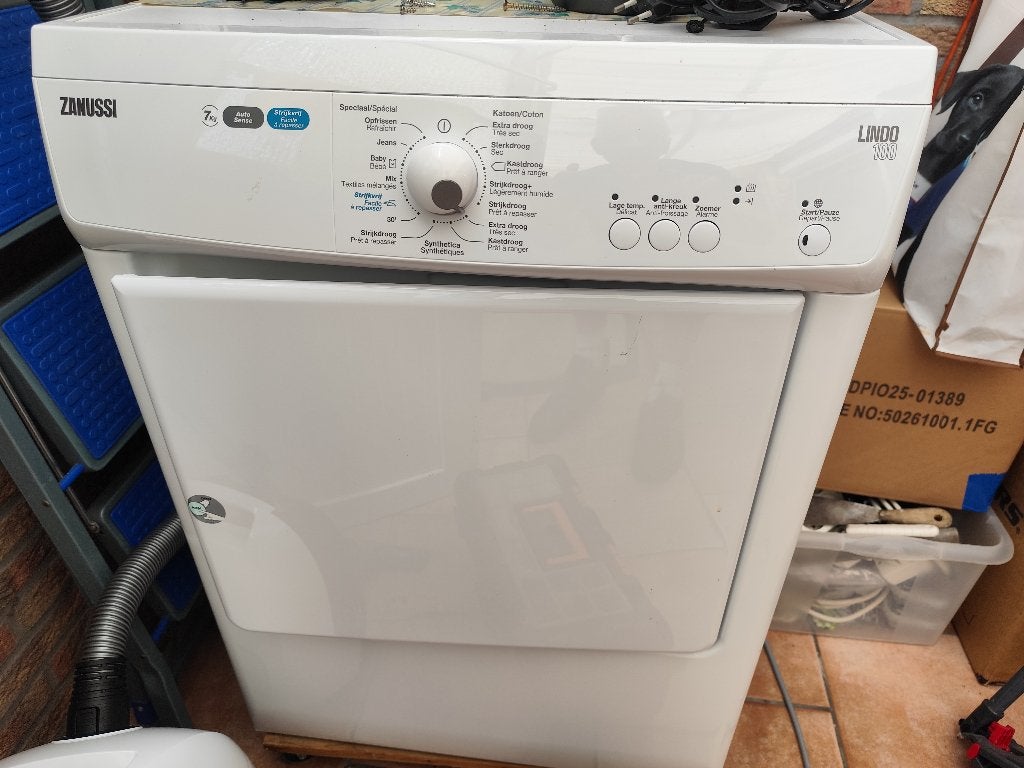 seche linge zanussi 7kg, Elektronische apparatuur, Droogkasten, Ophalen, 6 tot 8 kg, Gebruikt, Luchtafvoer