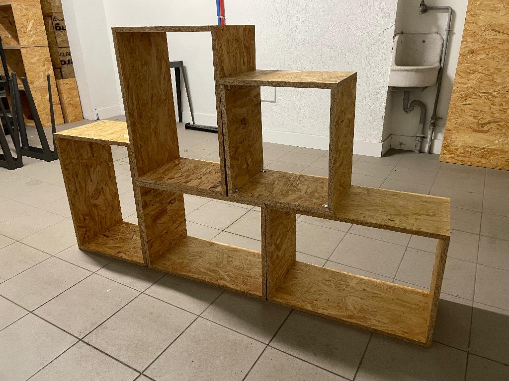 Opbergmodule OSB kubussen, Ophalen, Zo goed als nieuw