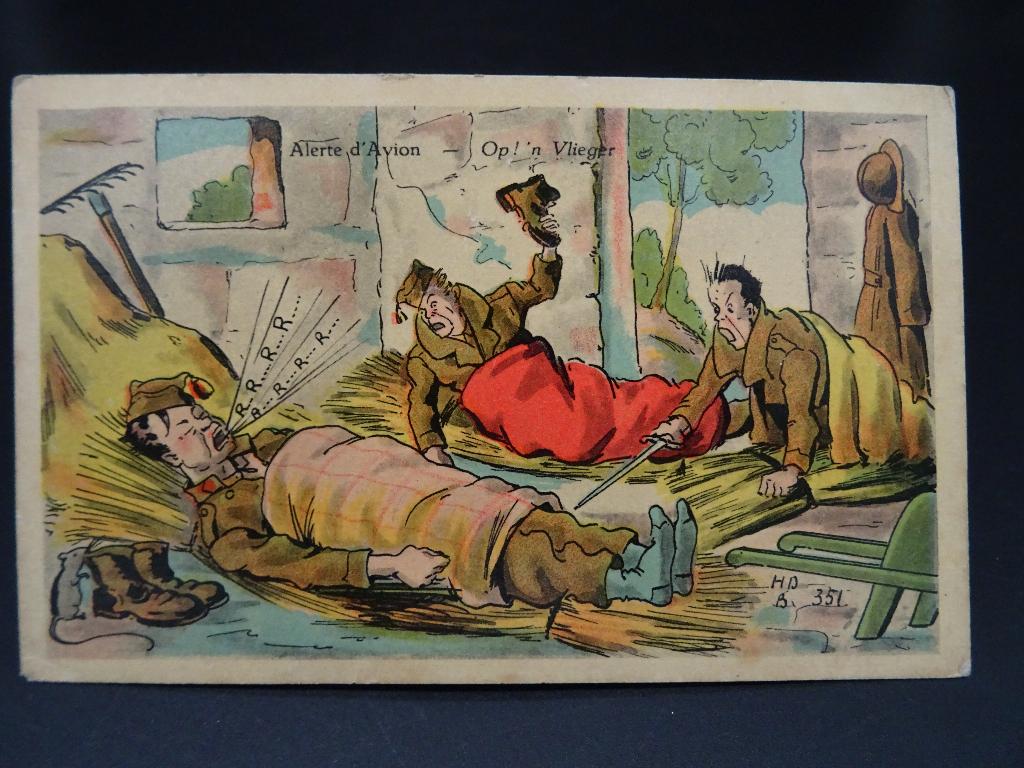 Belgische postkaart wo2 (641/7), Ophalen of Verzenden, Overige soorten, Overige typen