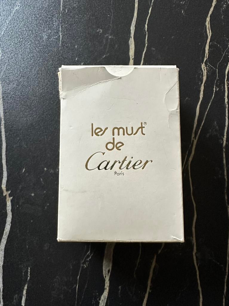 Must de cartier briquet laqué rouge Modèle Pentagon, Enlèvement ou Envoi, Briquet
