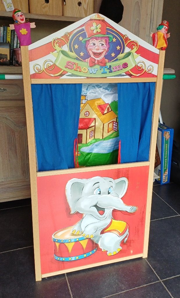 Poppenkast (met handpoppen), Kinderen en Baby's, Ophalen, Zo goed als nieuw, Overige typen