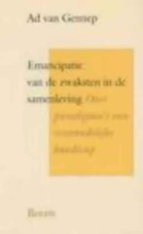 Emancipatie van de zwakste in de samenleving / Ad Van Gennep, Ophalen of Verzenden, Zo goed als nieuw