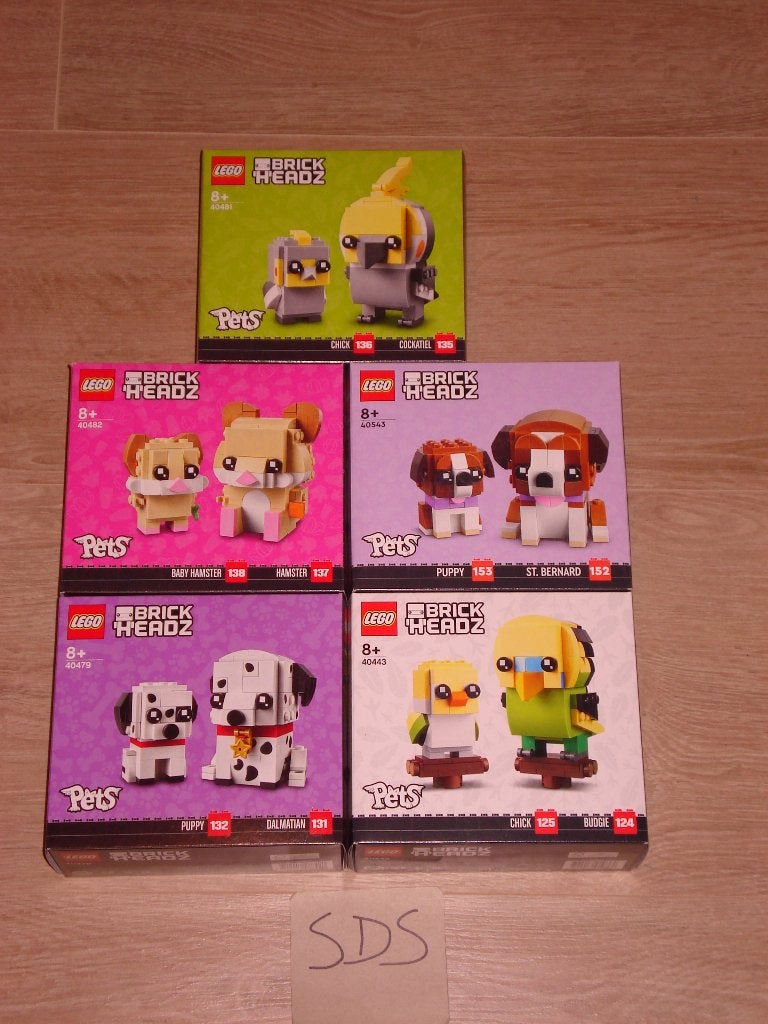 Lego Lot Pets Brickheadz: 40443, 40479, 40481, ... (nieuw), Neuf, BrickHeadz, Lego, Enlèvement