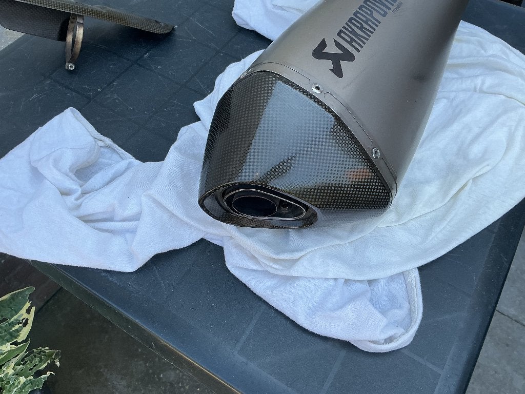 Akrapovic bmw r1200 rt lc, Motoren, Ophalen, Gebruikt