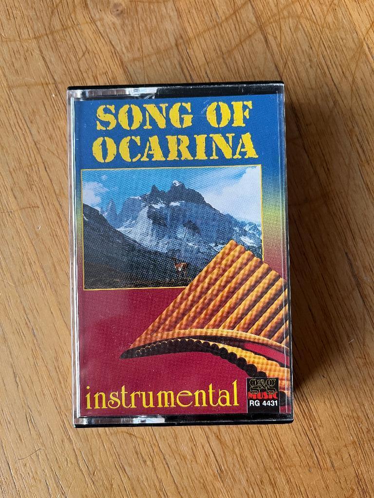 cassette Song of ocarina - instrumental, Overige genres, 1 bandje, Ophalen of Verzenden, Zo goed als nieuw