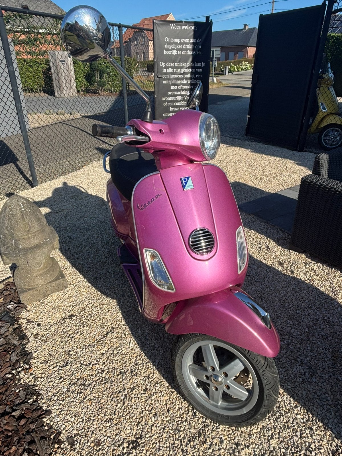 Te KOOP - Vespa Piaggio 50cc - rose, Fietsen en Brommers, Scooters | Vespa, Ophalen, Overige modellen, Benzine, Klasse B (45 km/u)