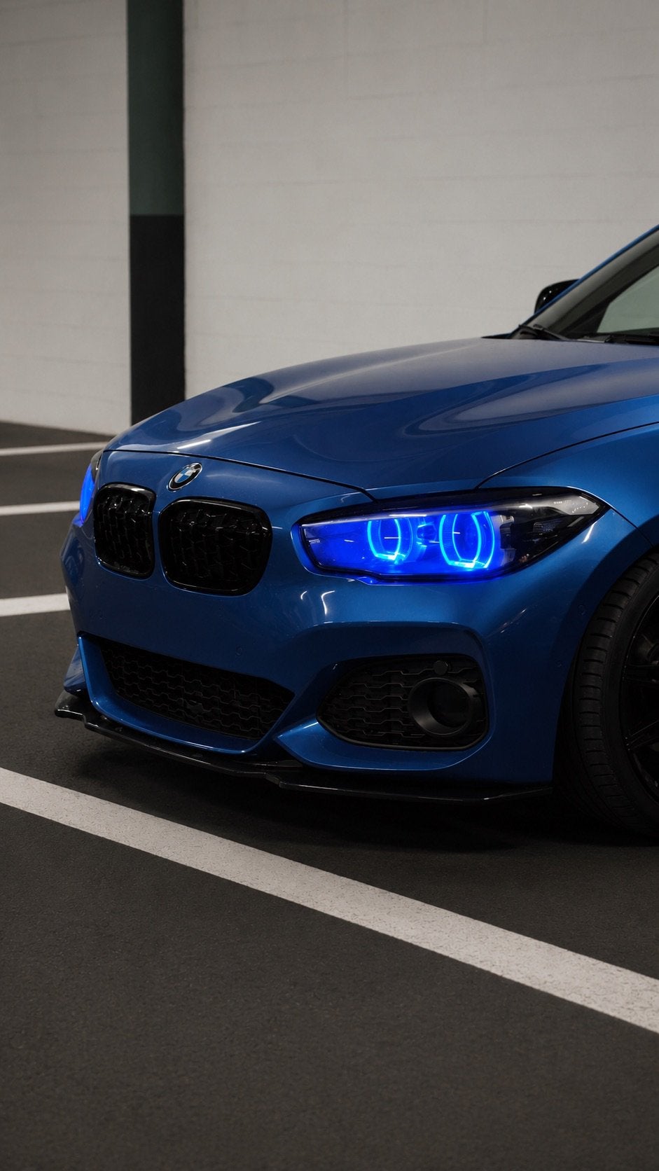 Bmw 120i f20 facelift "B48", Automaat, 4 cilinders, Blauw, Alcantara