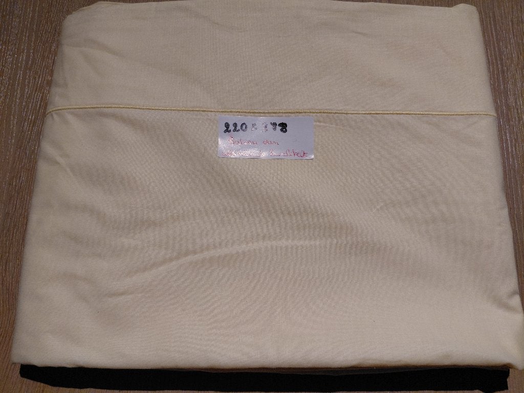 Nieuw, 2 pers. bovenlaken, 220 X 288., Huis en Inrichting, Slaapkamer | Beddengoed, Geel, Overige typen, Ophalen of Verzenden