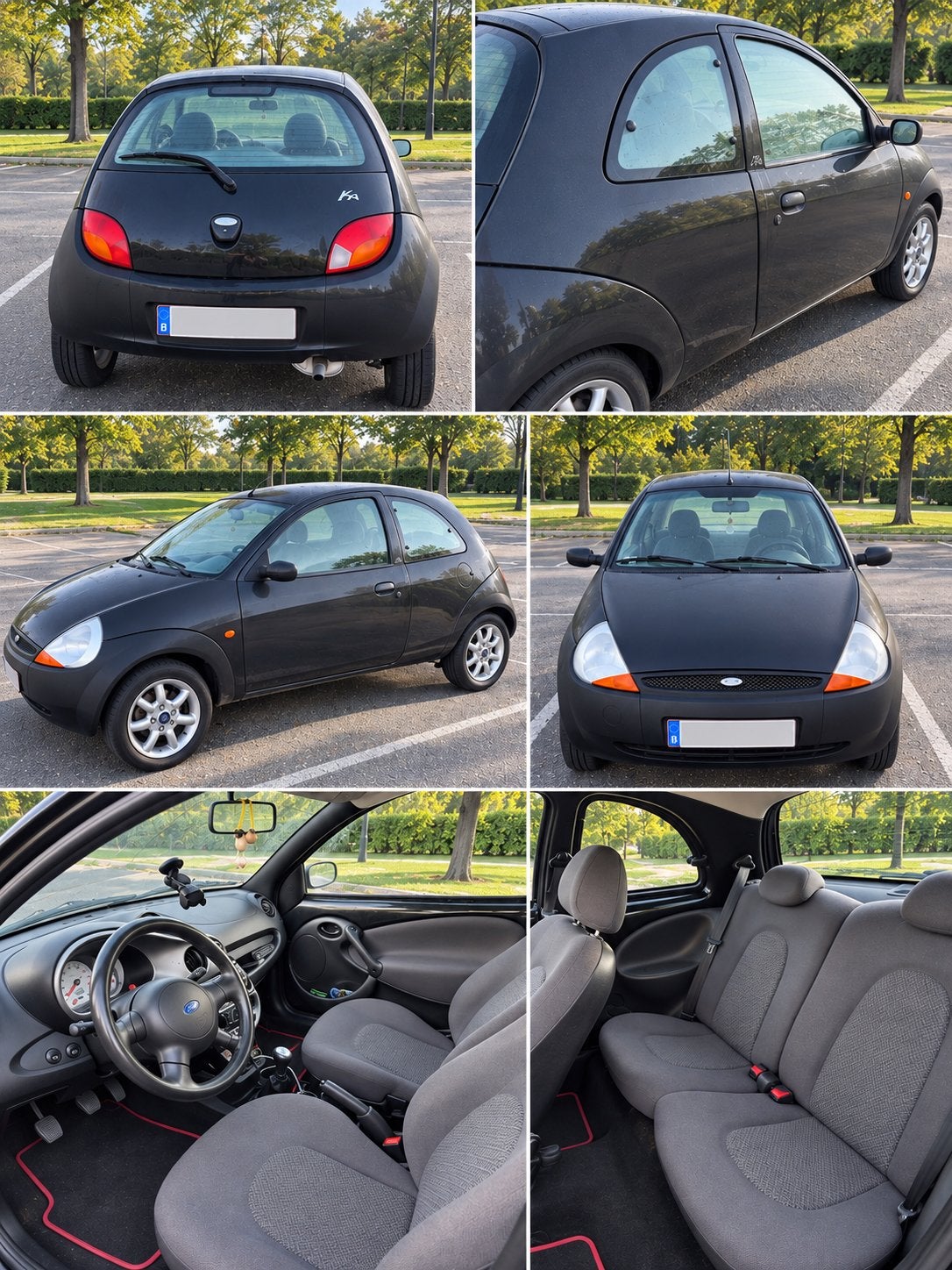 Ford Ka tekoop zo meenemen! Gekeurd op 10/07/2026, Auto's, Stof, Ka, Zwart, Particulier
