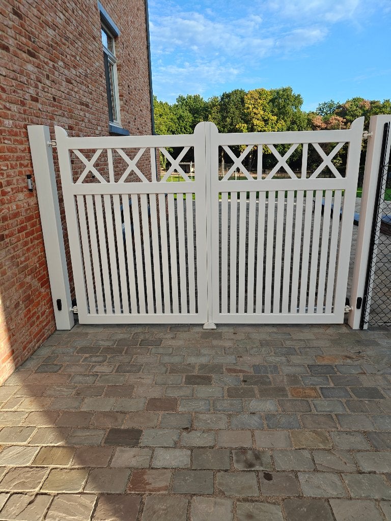 Poort, Tuin en Terras, Ophalen, Zo goed als nieuw, IJzer, Sierhekwerk