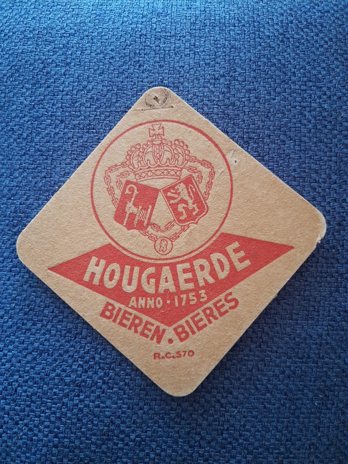 Bierviltje hougaerde bieren recto-verso, Verzamelen, Ophalen of Verzenden
