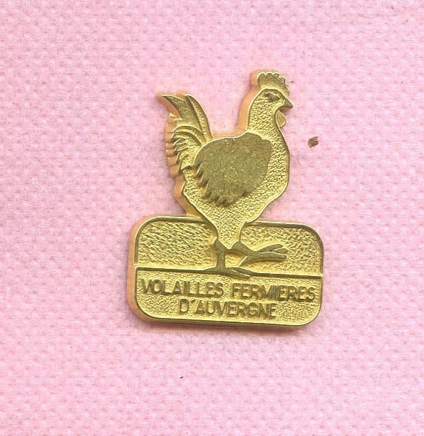 pins poule volailles auvergne france xa263, Envoi, Animal et Nature, Insigne ou Pin's