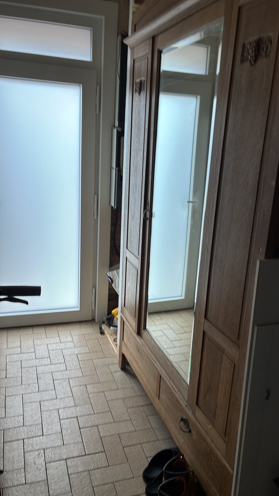 Lichte  eiken kast, Avec porte(s), 100 à 150 cm, Enlèvement, Utilisé