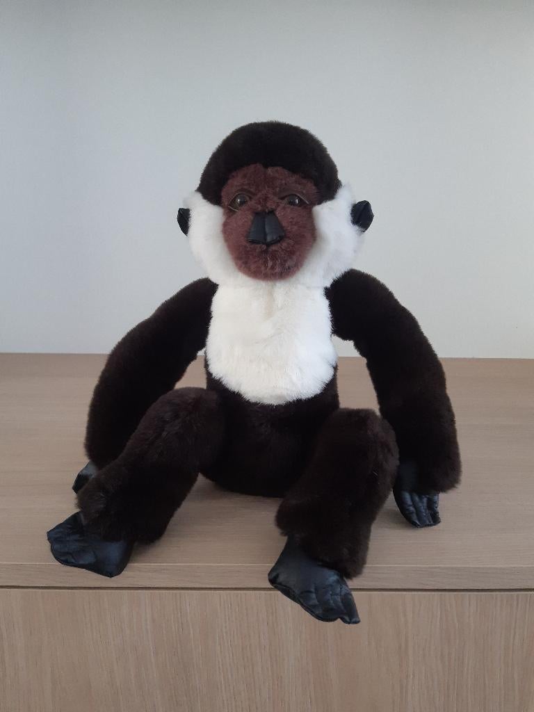 Leuke knuffel kapucijnaapje - 30 cm (mooie staat), Ophalen of Verzenden, Zo goed als nieuw, Aap