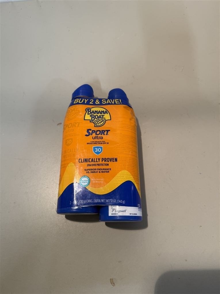 Banana Boat Ultra Sport Clear Zonnebrandspray SPF 30, Handtassen en Accessoires, Uiterlijk | Lichaamsverzorging, Nieuw, Ophalen of Verzenden