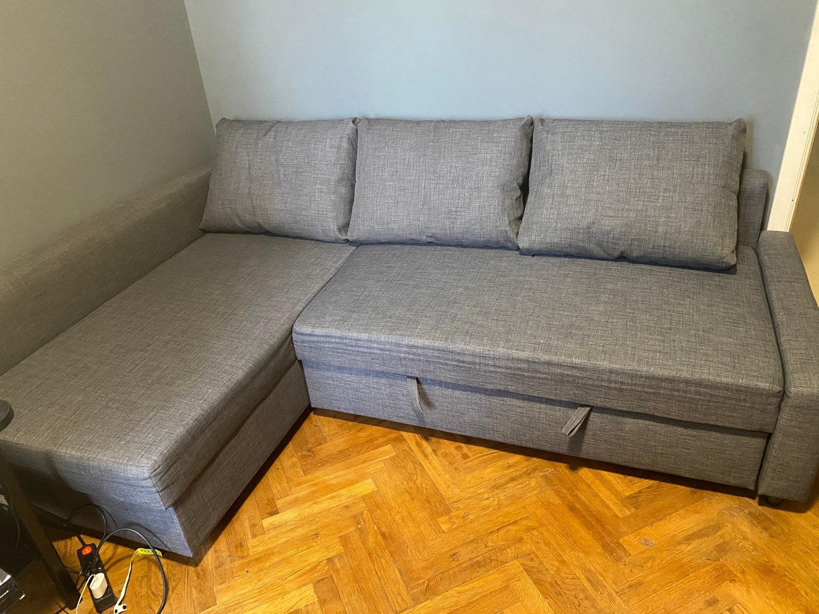 Canapé lit, Maison & Meubles, Chambre à coucher | Canapés-lits, Comme neuf, Gris, Enlèvement