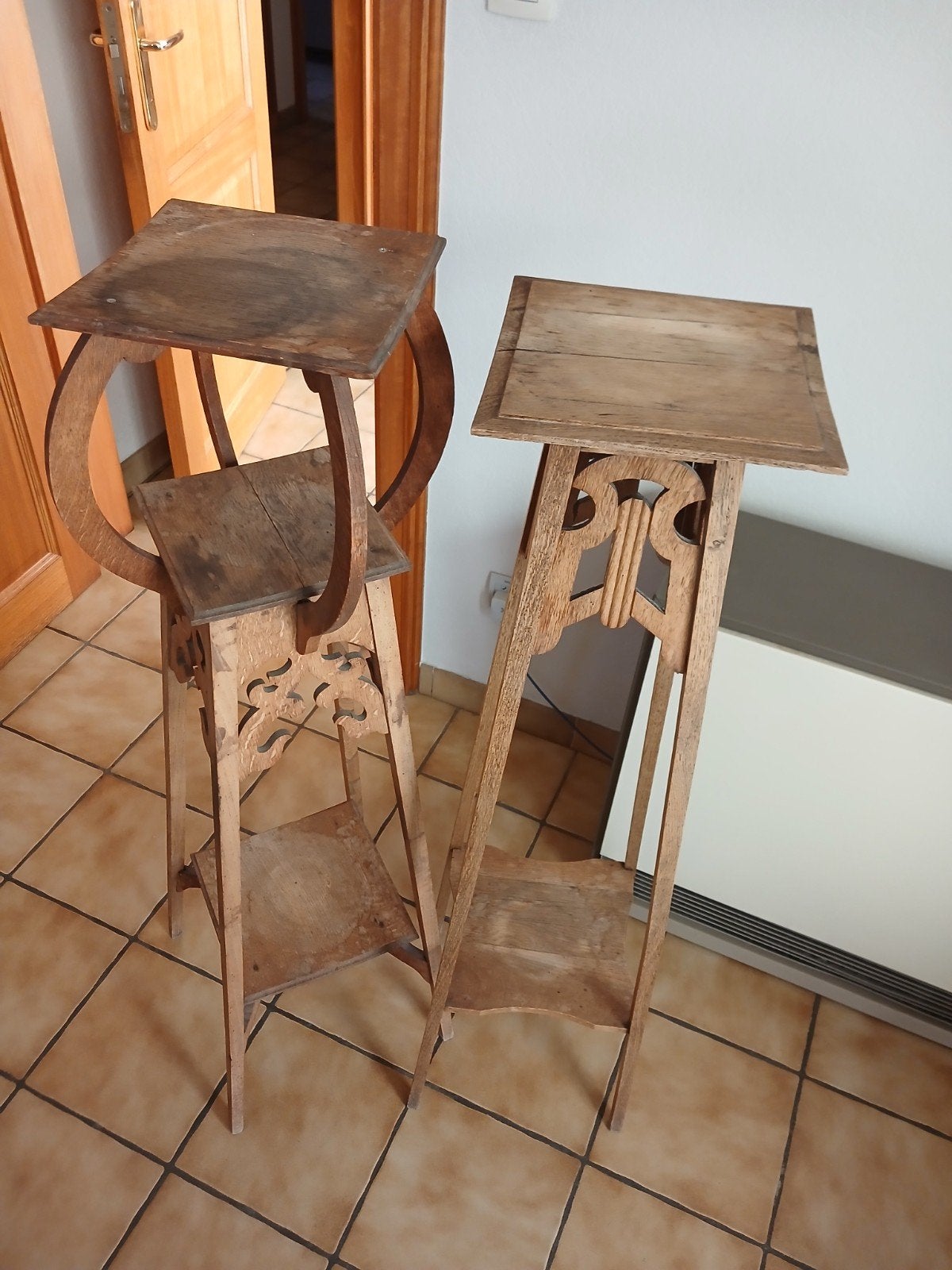 sellette en bois ancienne