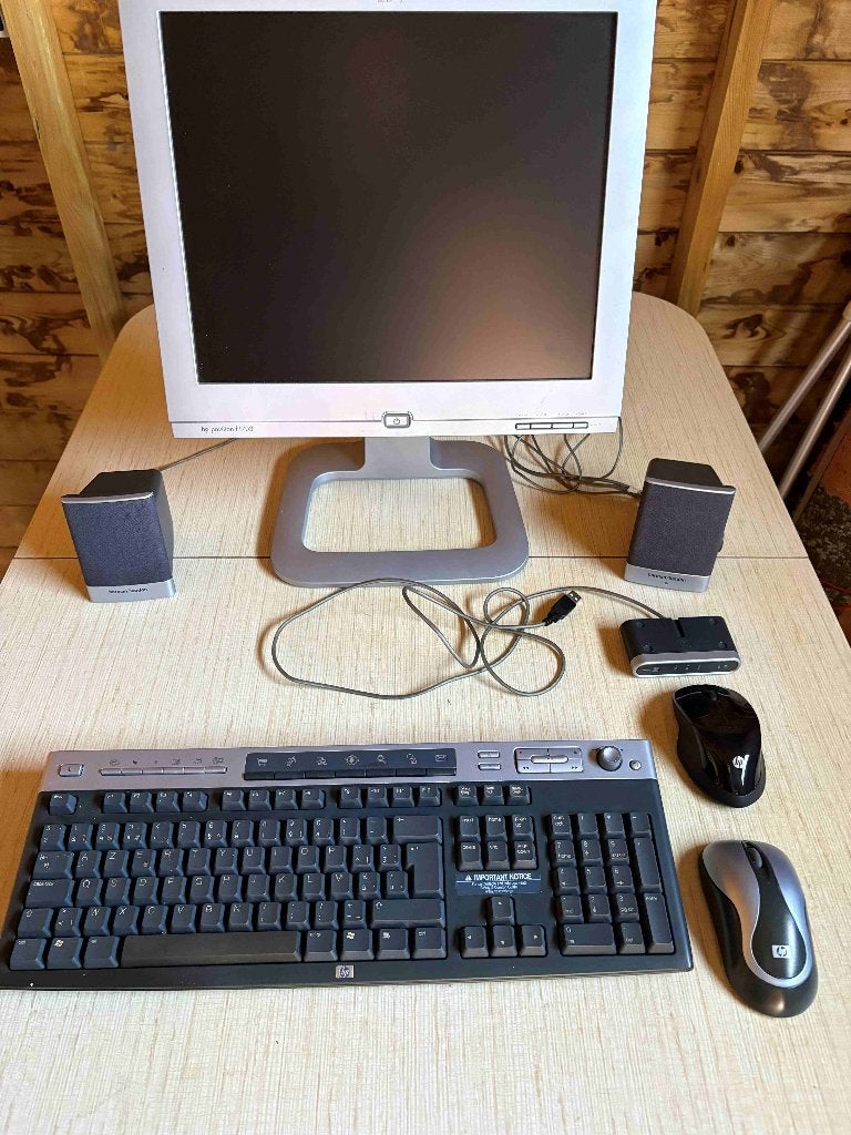 pc scherm  toetsenbord, Ophalen, Gebruikt